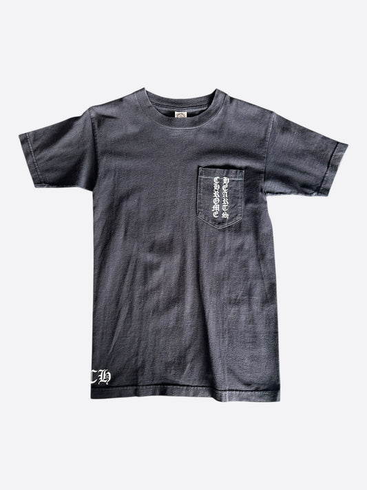 Chrome Hearts Black & White Triple Cross T-Shirt