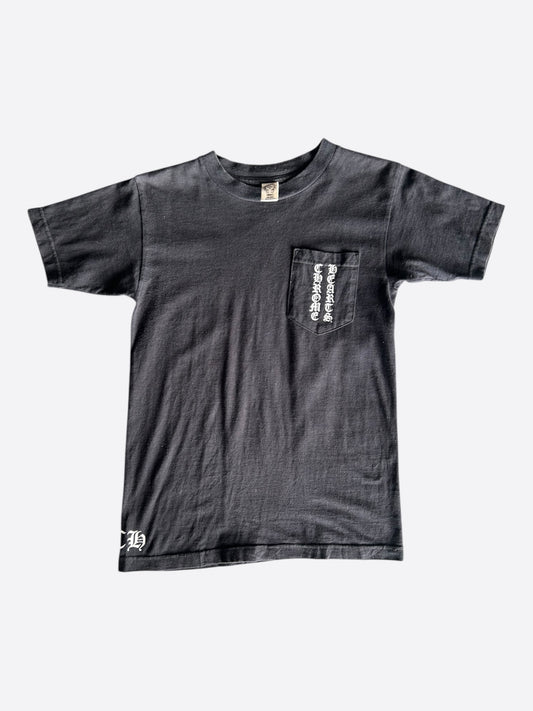 Chrome Hearts Black & White Triple Cross T-Shirt