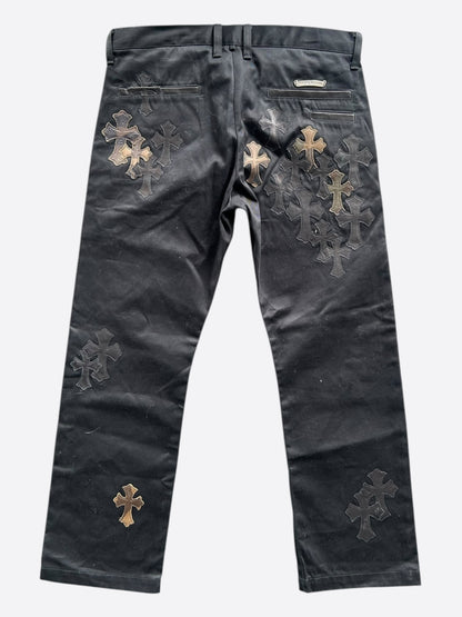 Chrome Hearts Black Camouflage Cross Patch Chino Pants