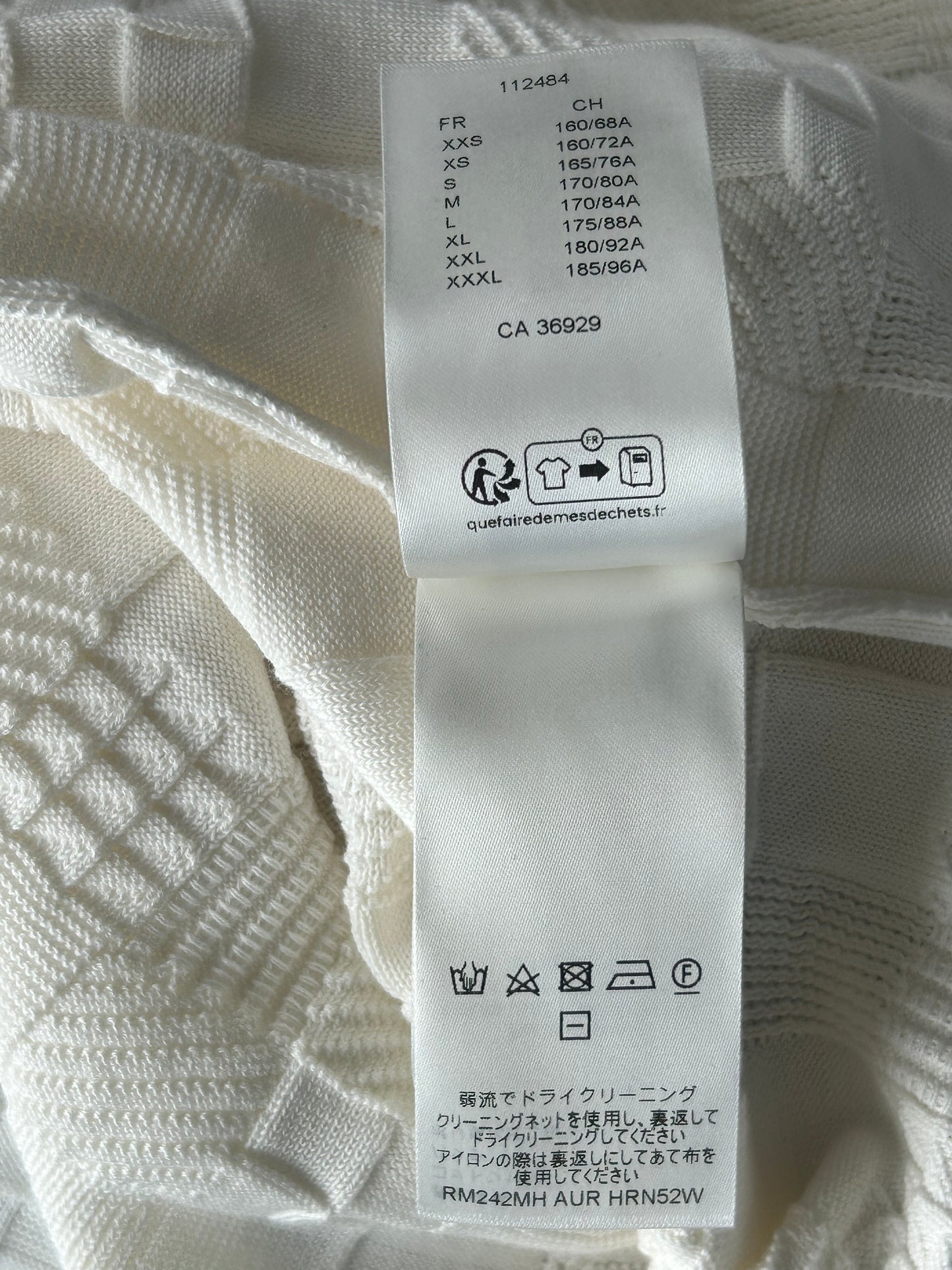 Louis Vuitton Americas Cup White Damier Knit T-Shirt