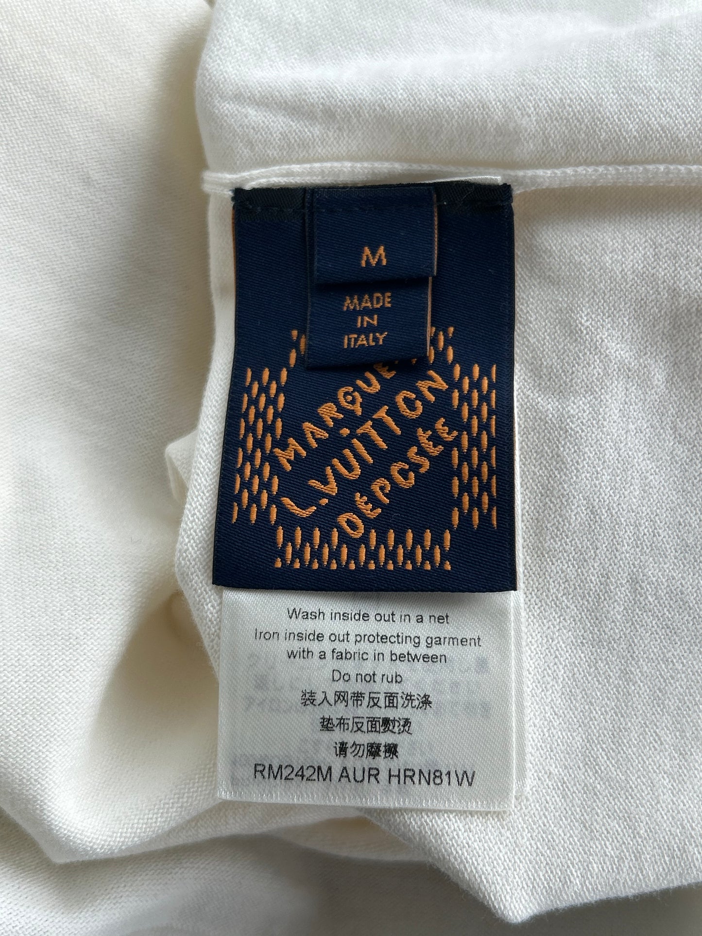 Louis Vuitton White Western Landscape Graphic Intarsia T-Shirt