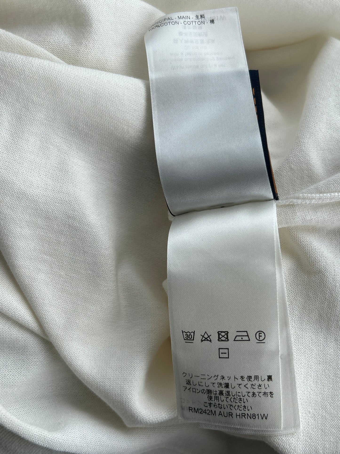 Louis Vuitton White Western Landscape Graphic Intarsia T-Shirt