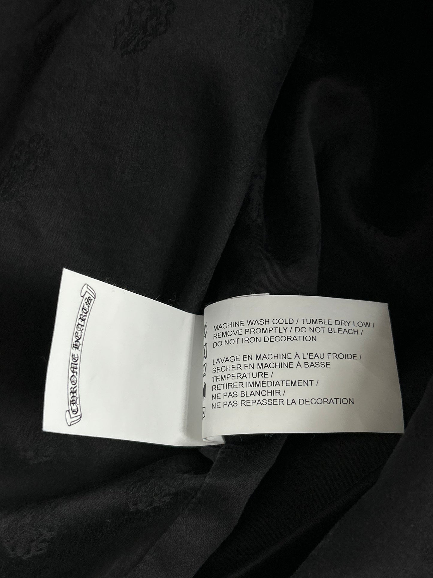 Chrome Hearts Black Eyechart Work Jacket