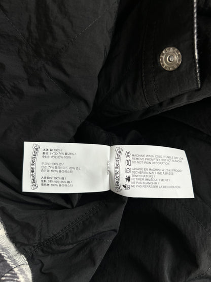 Chrome Hearts Black & Grey Plaid Jacket