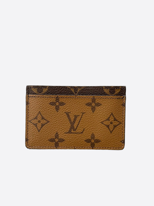 Louis Vuitton Brown Reverse Monogram Cardholder