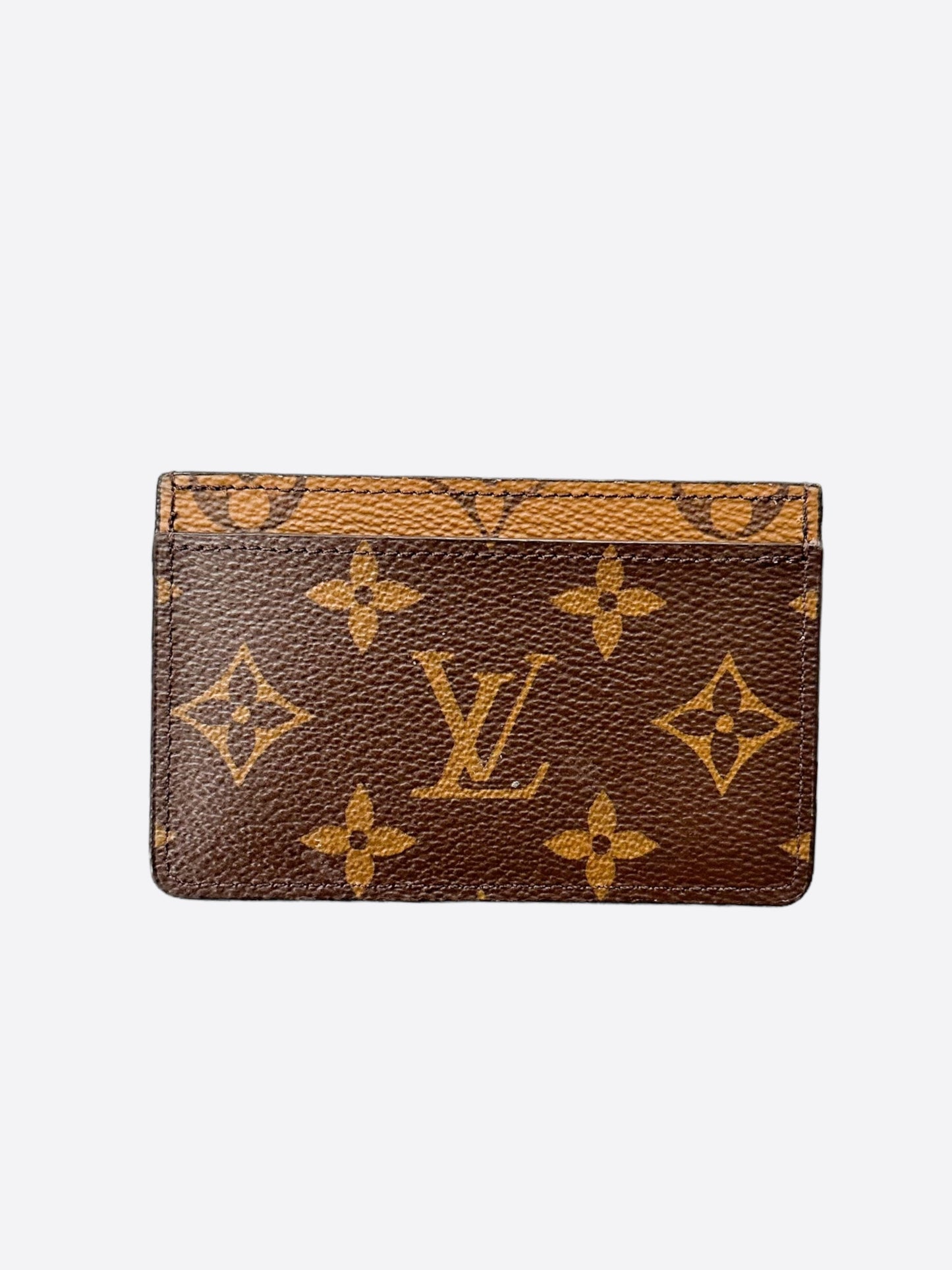 Louis Vuitton Brown Reverse Monogram Cardholder