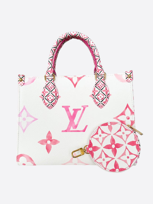 Louis Vuitton Pink By The Pool Monogram OnTheGo MM