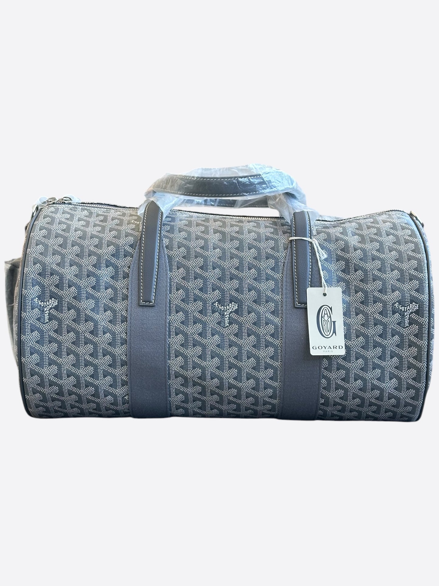 Goyard Grey Barrel 40 Sports Bag