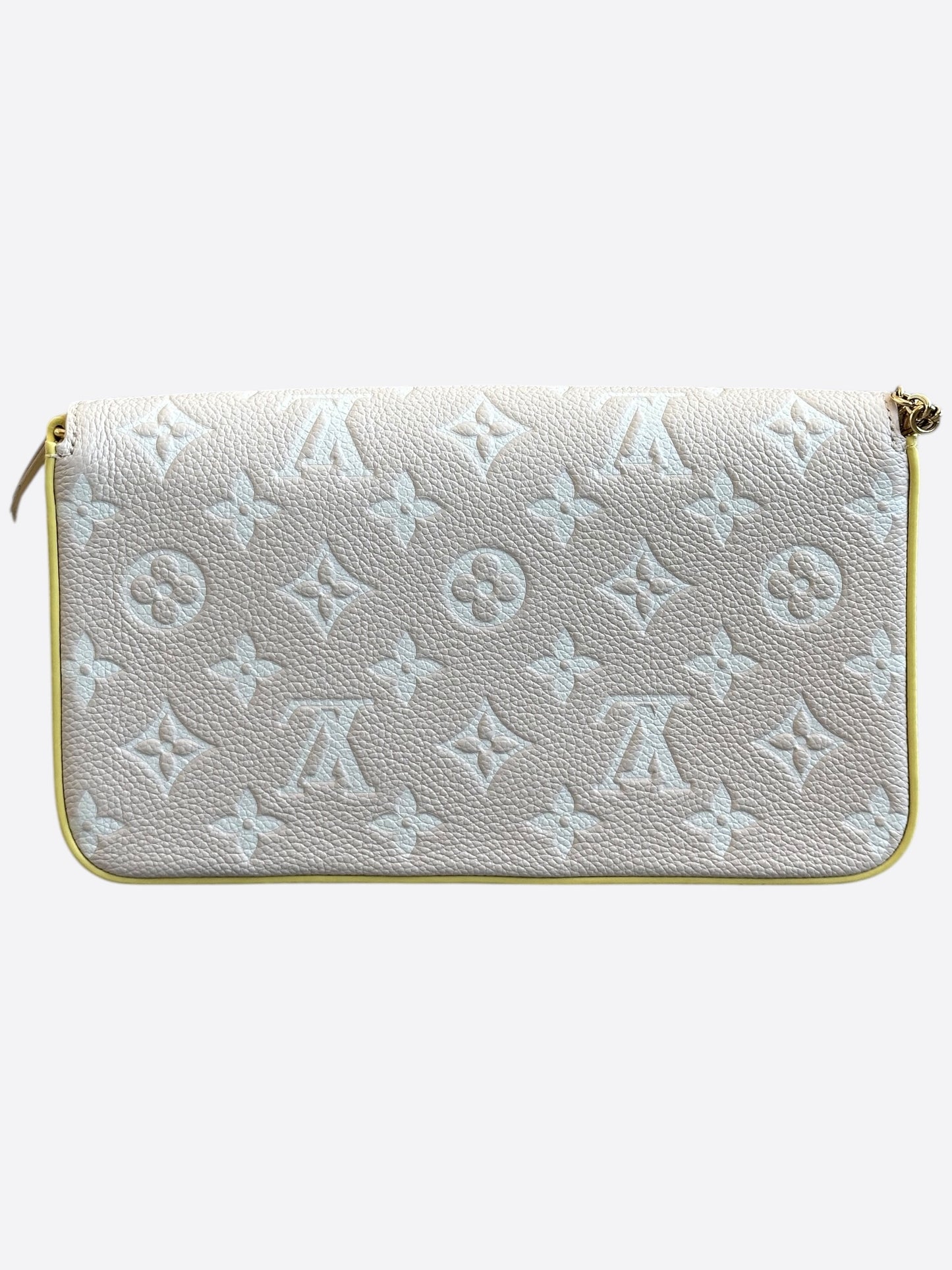 Louis Vuitton Beige & Pink Empreinte Spring In The City Monogram Pochette Felicie