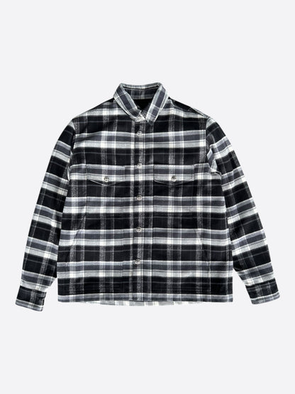 Chrome Hearts Black & Grey Plaid Jacket