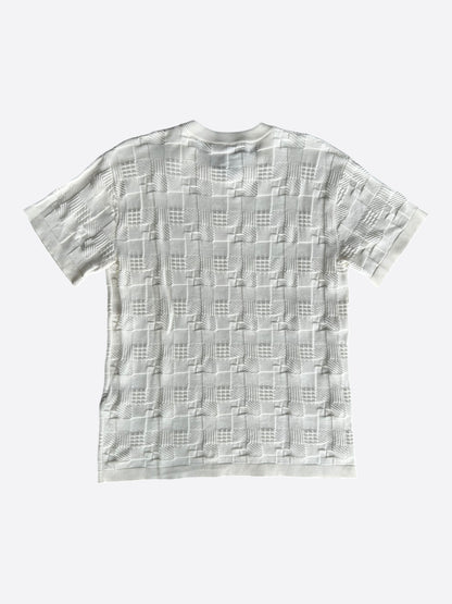 Louis Vuitton Americas Cup White Damier Knit T-Shirt