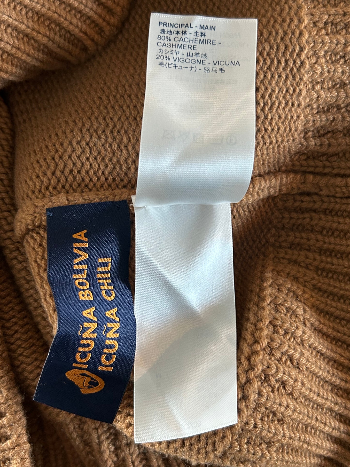 Louis Vuitton Brown Peace & Love Cashmere Sweater
