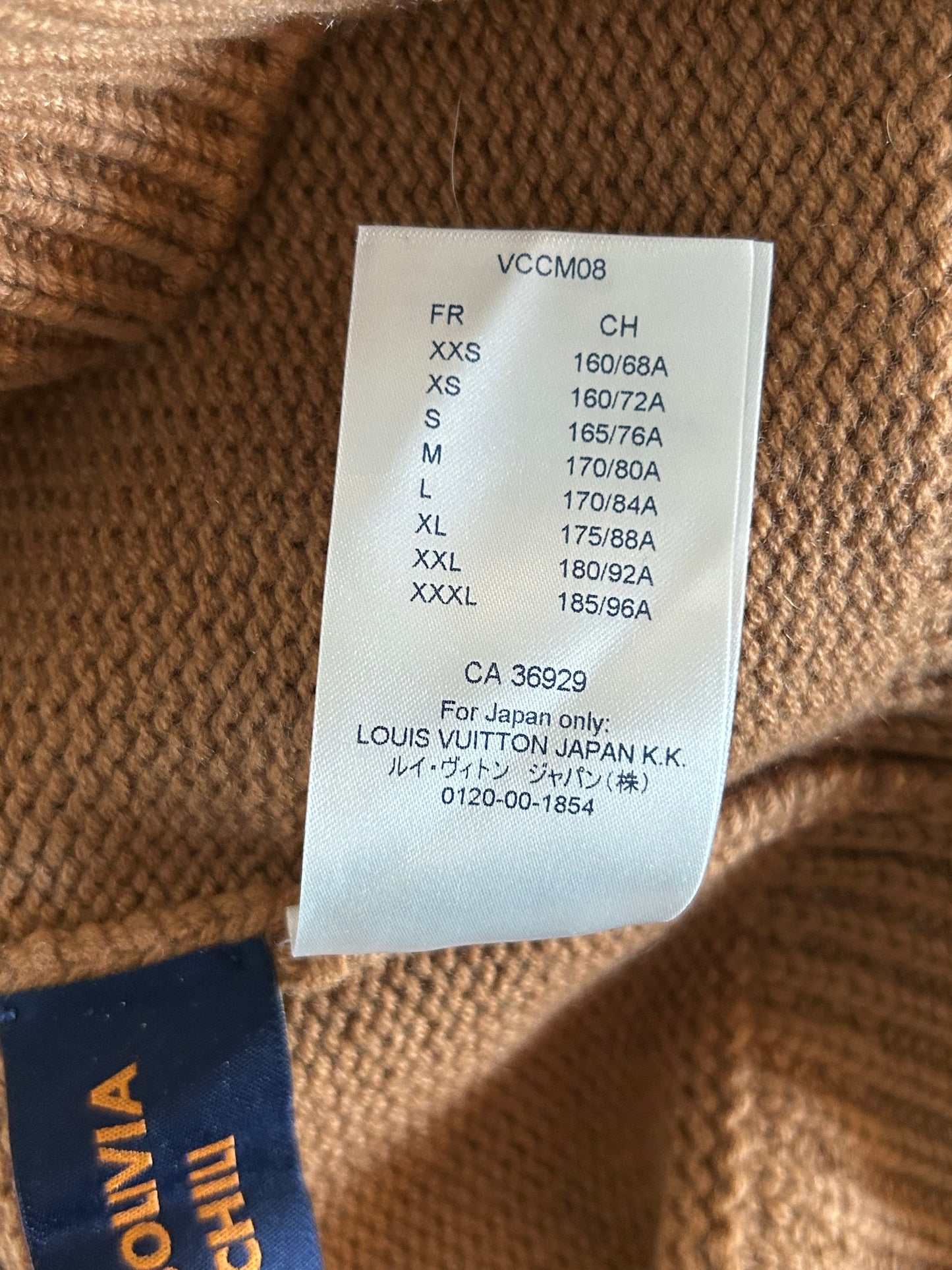 Louis Vuitton Brown Peace & Love Cashmere Sweater