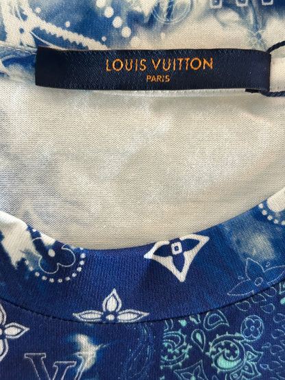 Louis Vuitton Blue Monogram Bandana T-Shirt