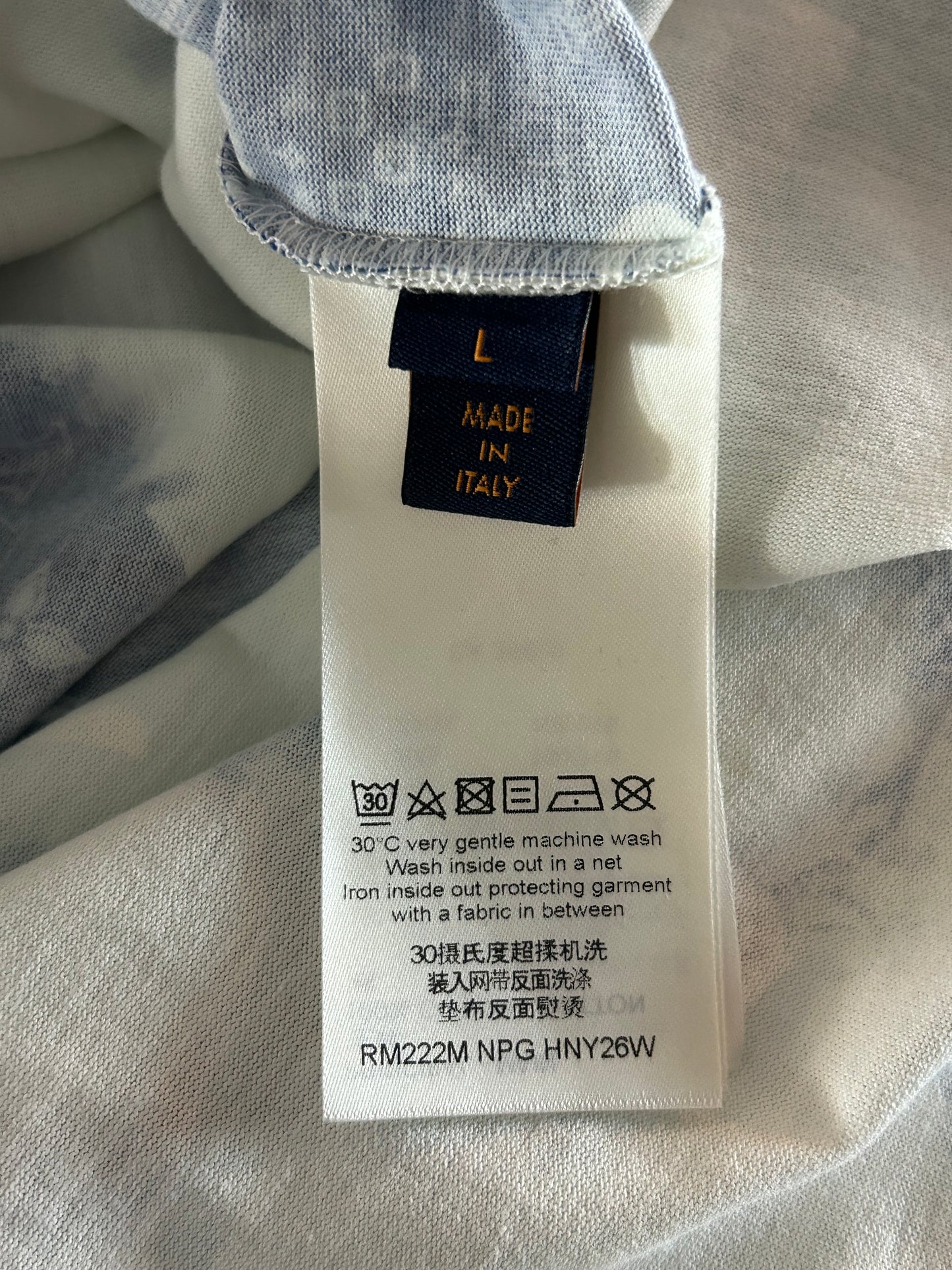 Louis Vuitton Blue Monogram Bandana T-Shirt