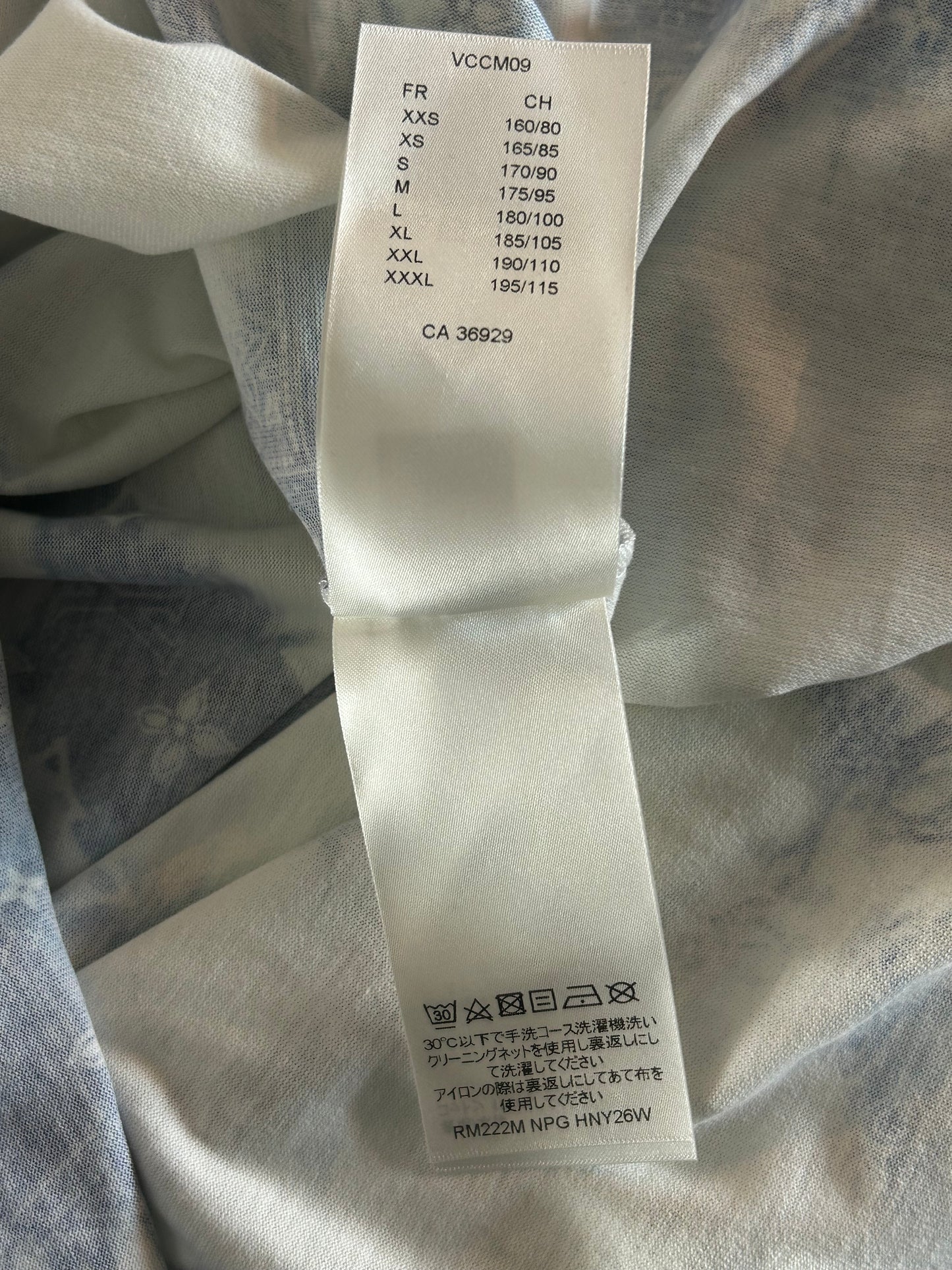 Louis Vuitton Blue Monogram Bandana T-Shirt