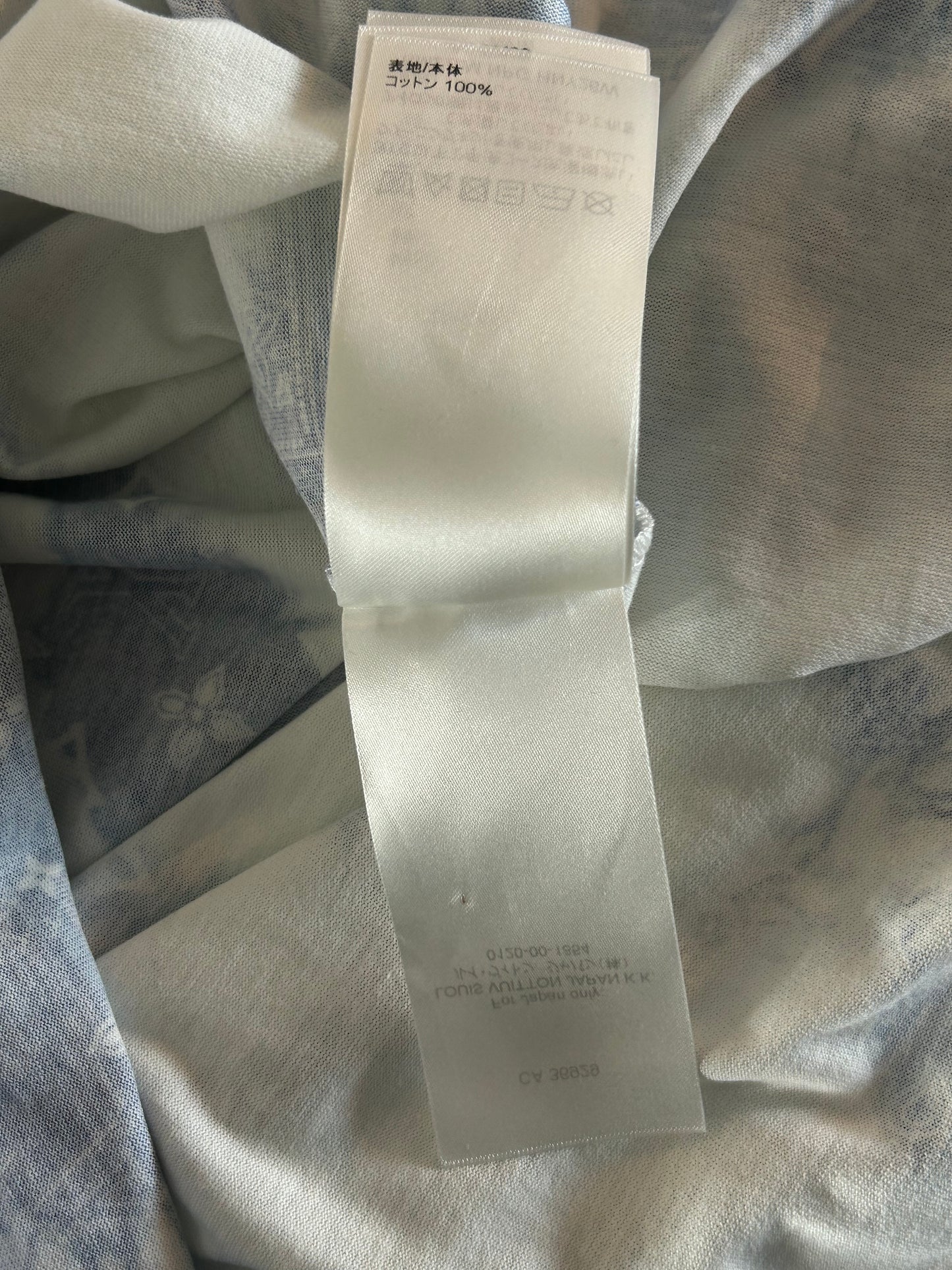Louis Vuitton Blue Monogram Bandana T-Shirt