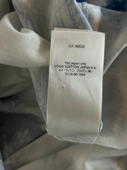 Louis Vuitton Blue Monogram Bandana T-Shirt