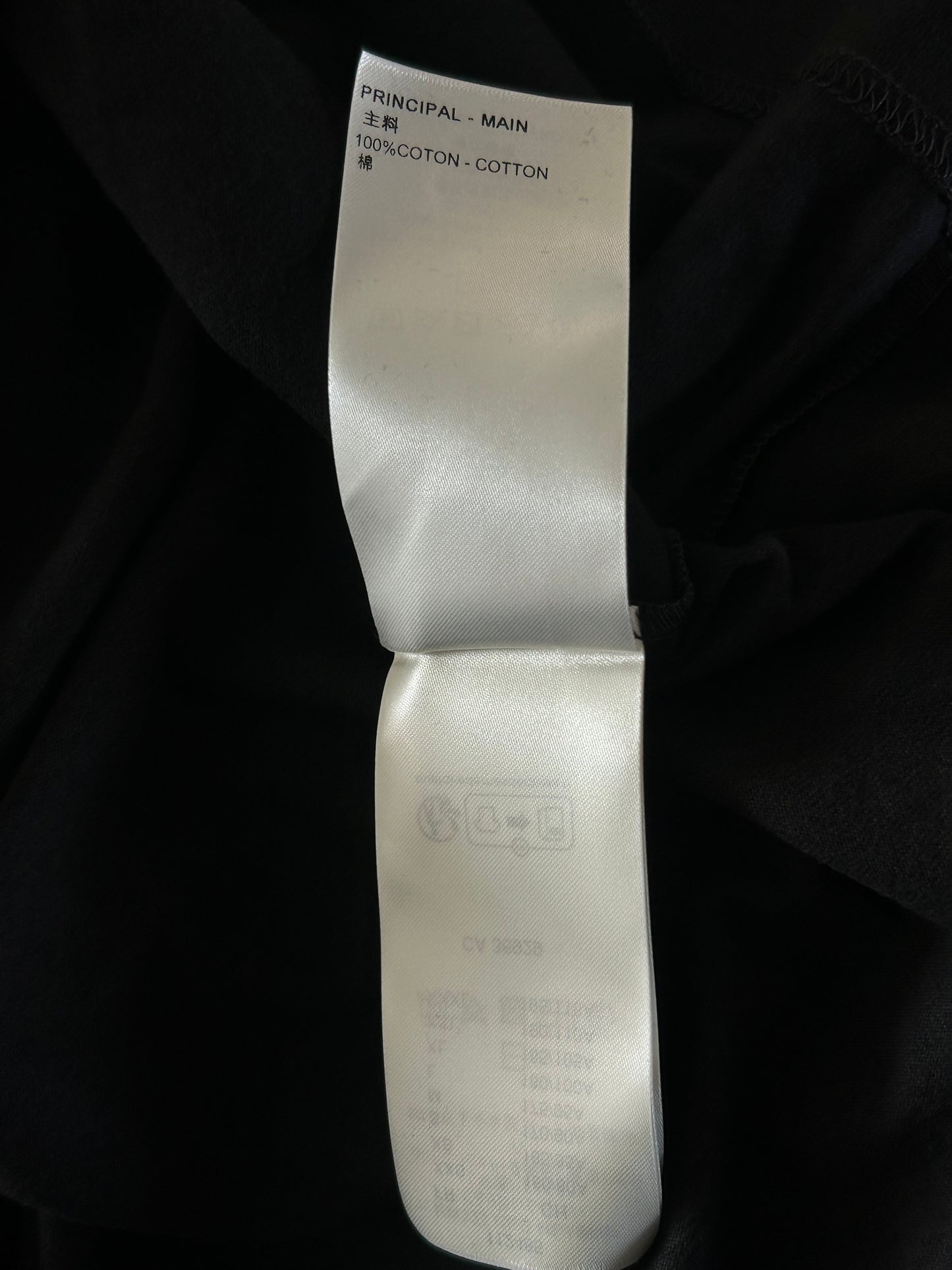 Louis Vuitton Black Beaded Logo T-Shirt