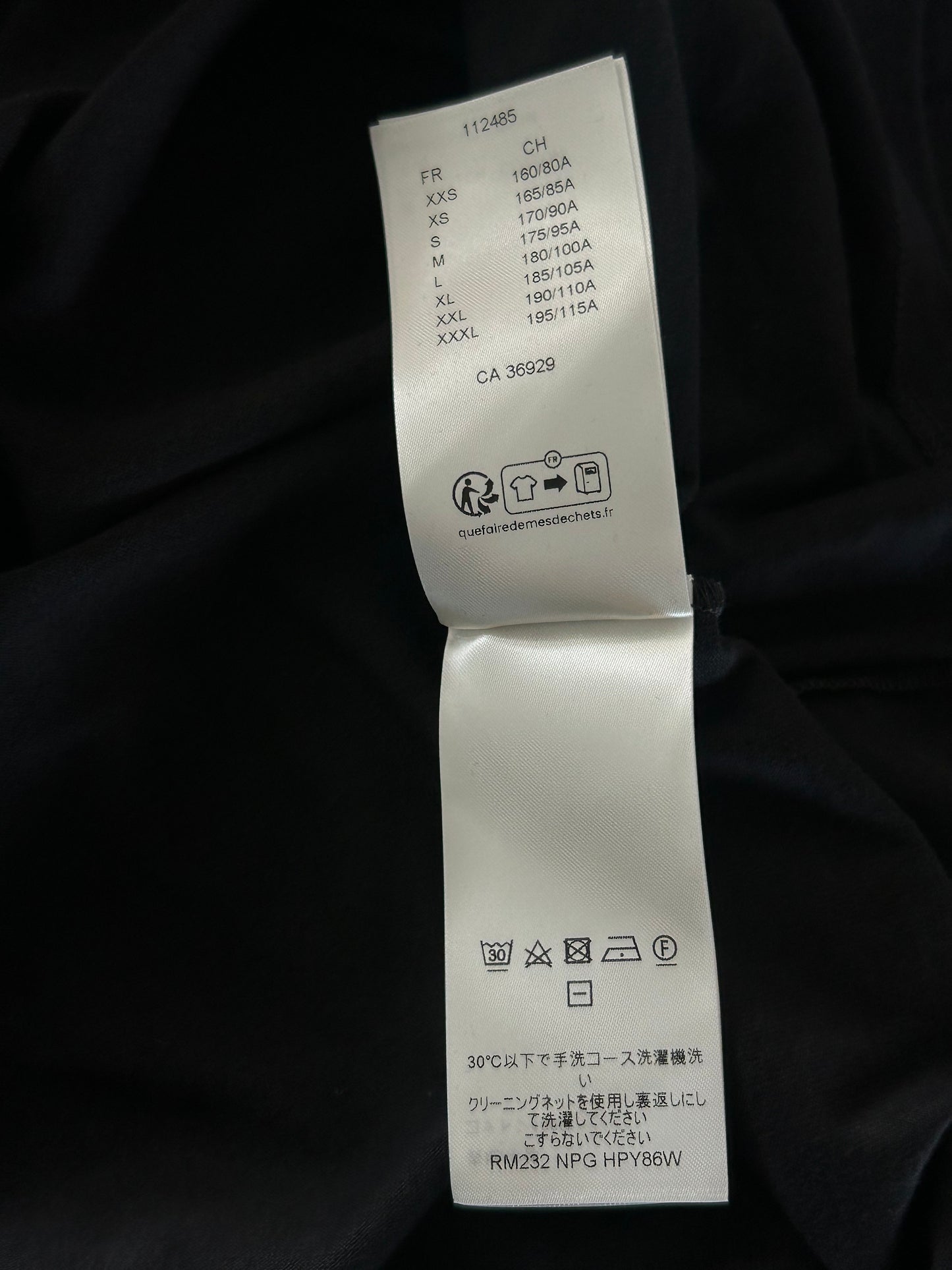 Louis Vuitton Black Beaded Logo T-Shirt