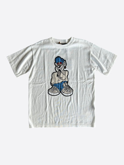 Louis Vuitton White Intarsia Graphic T-Shirt