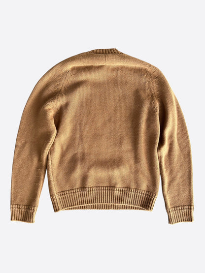 Louis Vuitton Brown Peace & Love Cashmere Sweater