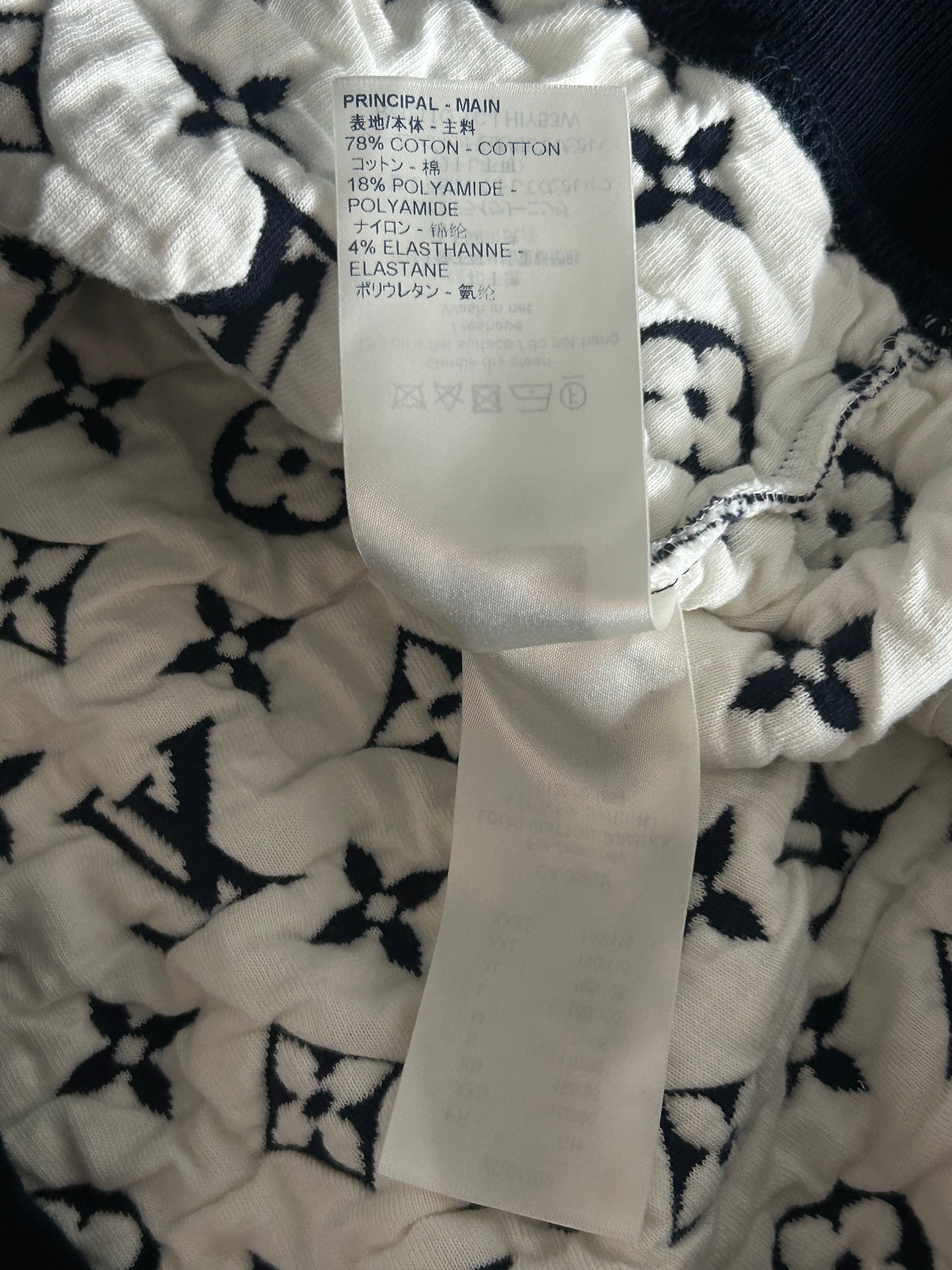 Louis Vuitton Navy & White Monogram Sweater