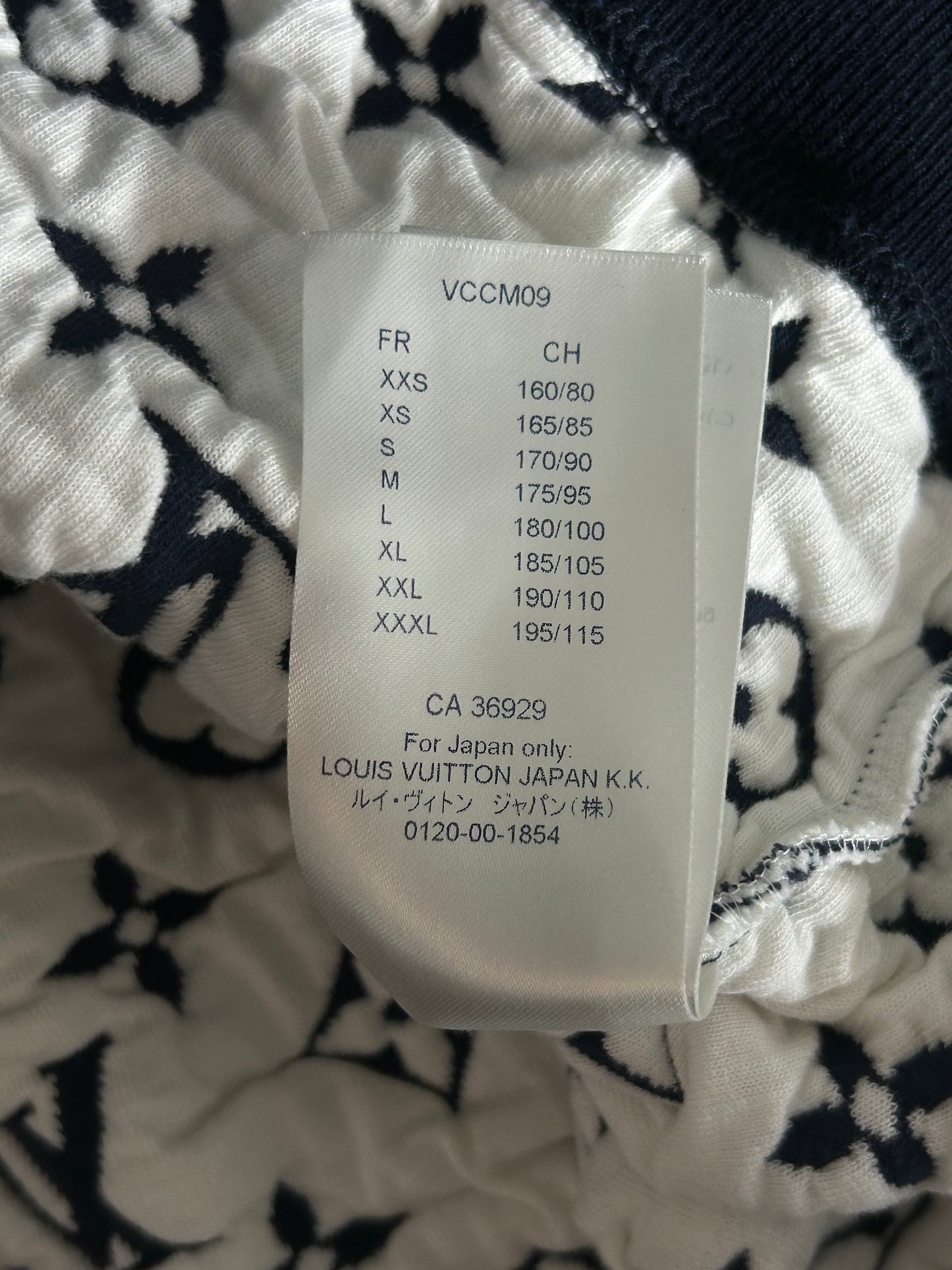 Louis Vuitton Navy & White Monogram Sweater