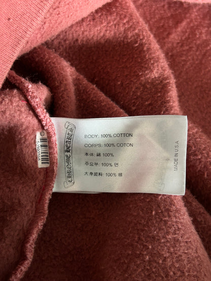 Chrome Hearts Drake Red Certified Cross Logo Hoodie