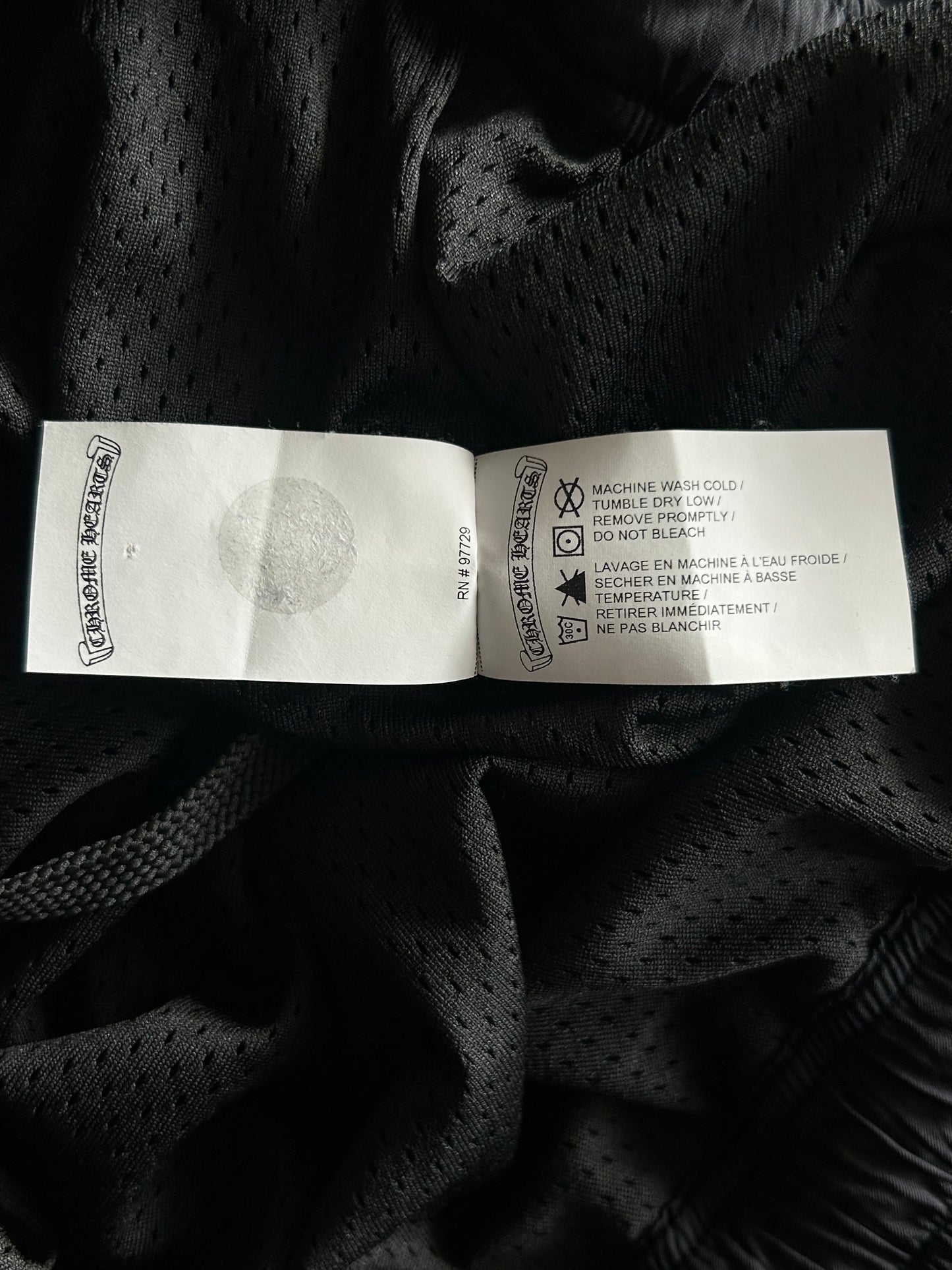 Chrome Hearts Black Cross Jacquard Track Pants