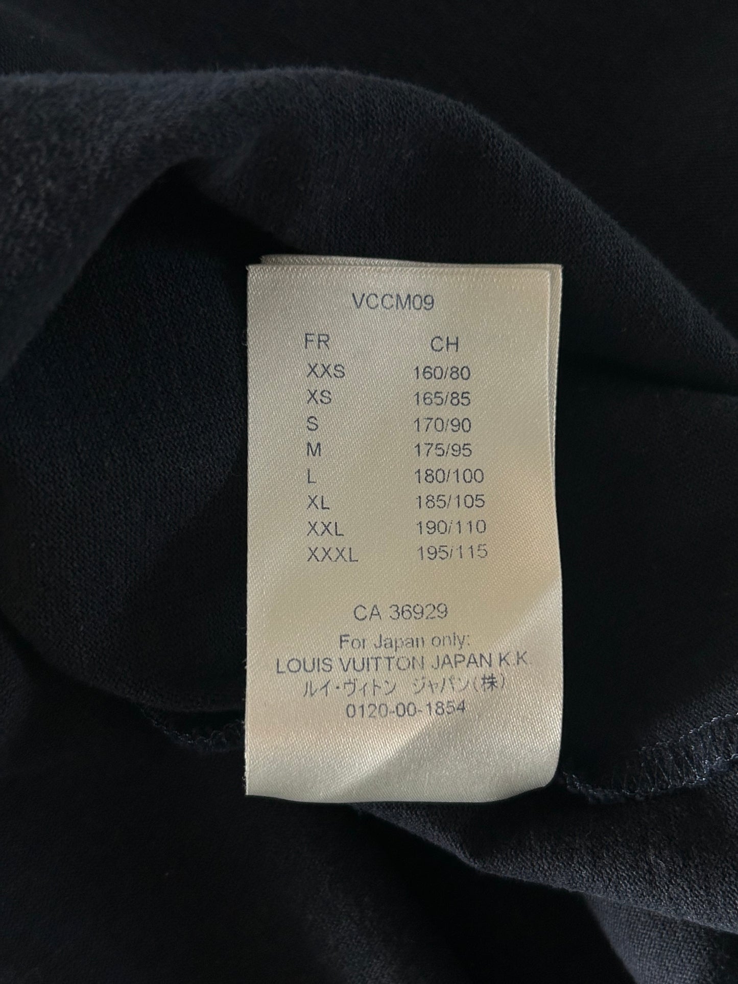 Louis Vuitton Navy & White Embroidered Flowers Logo T-Shirt