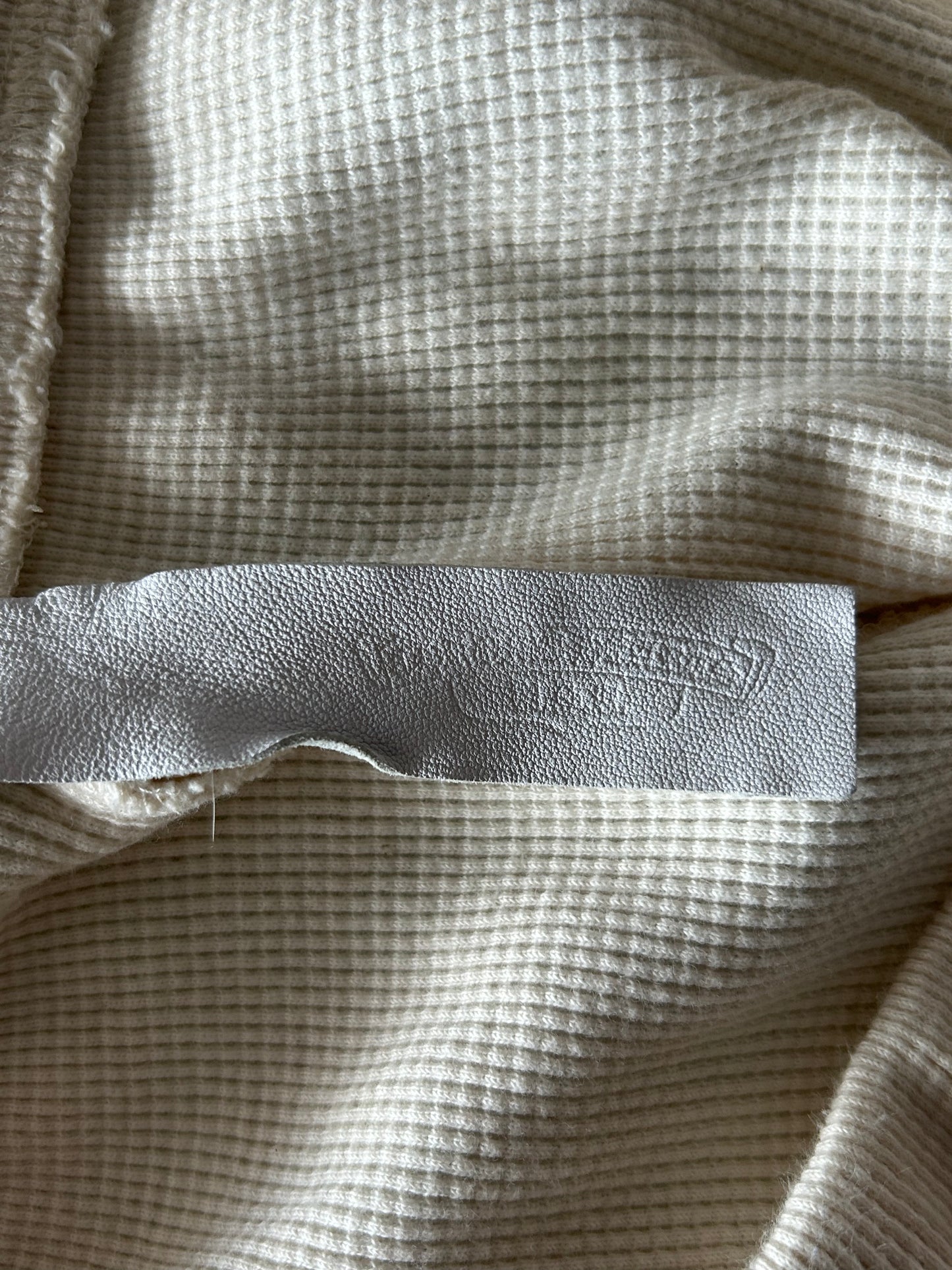 Chrome Hearts Cream CH Embroidered Waffle Knit Shorts