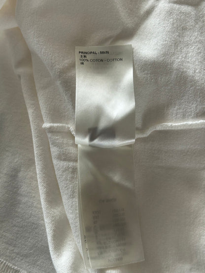 Louis Vuitton White Graffiti Logo Embroidered T-Shirt