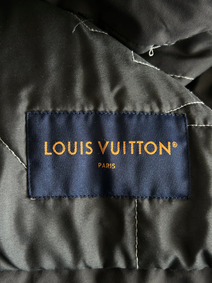 Louis Vuitton Bicolor Dove Houndstooth Padded Jacket