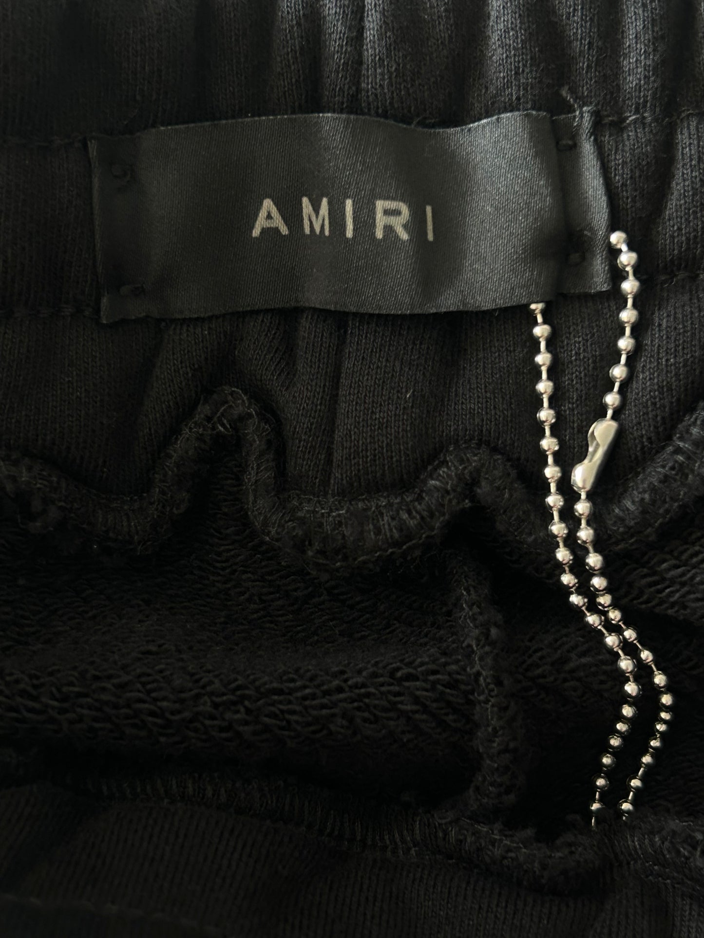 Amiri Black & White Checkered Bones Sweatpants