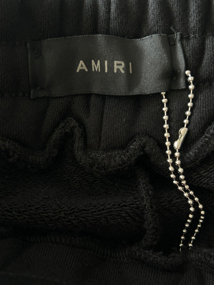 Amiri Black & White Checkered Bones Sweatpants