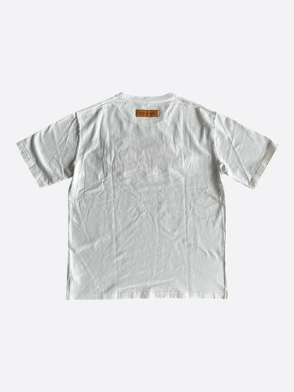 Louis Vuitton White Graffiti Logo Embroidered T-Shirt