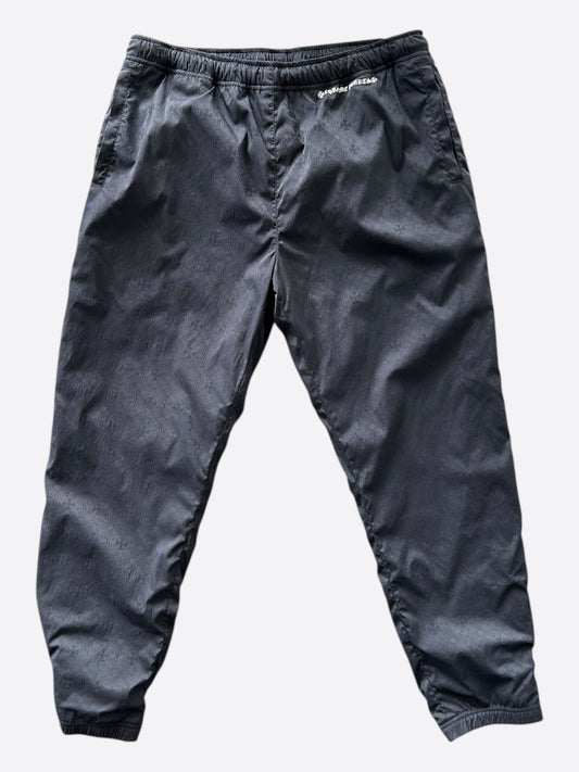 Chrome Hearts Black Cross Jacquard Track Pants