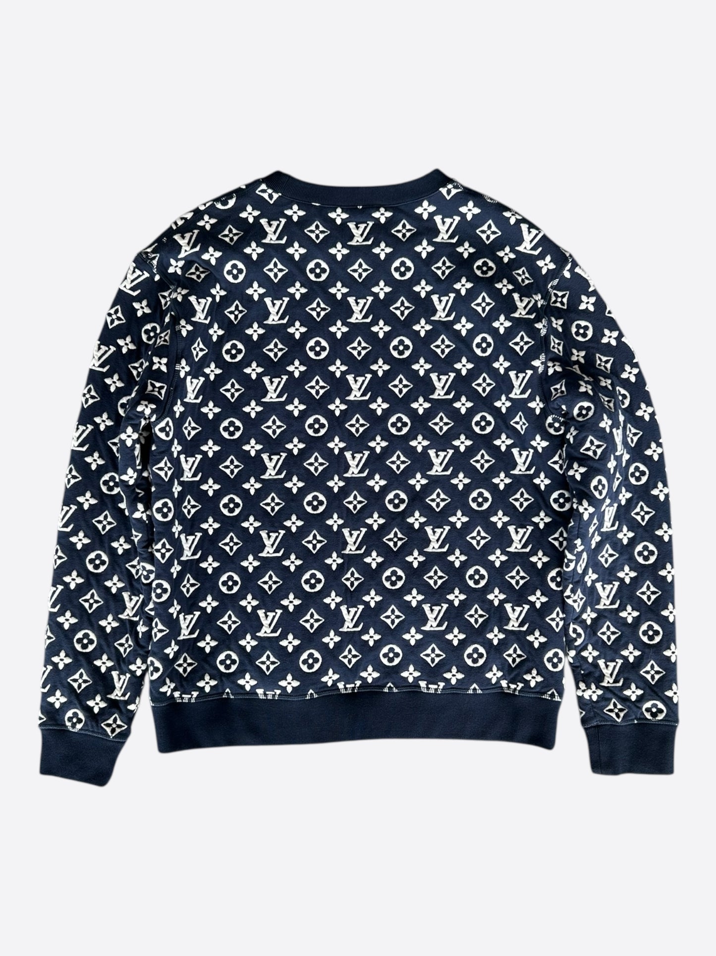 Louis Vuitton Navy & White Monogram Sweater