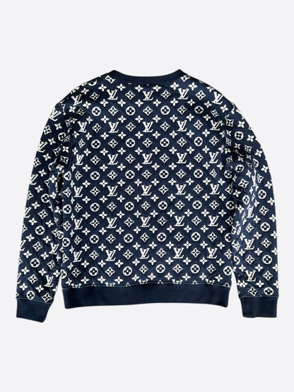 Louis Vuitton Navy & White Monogram Sweater