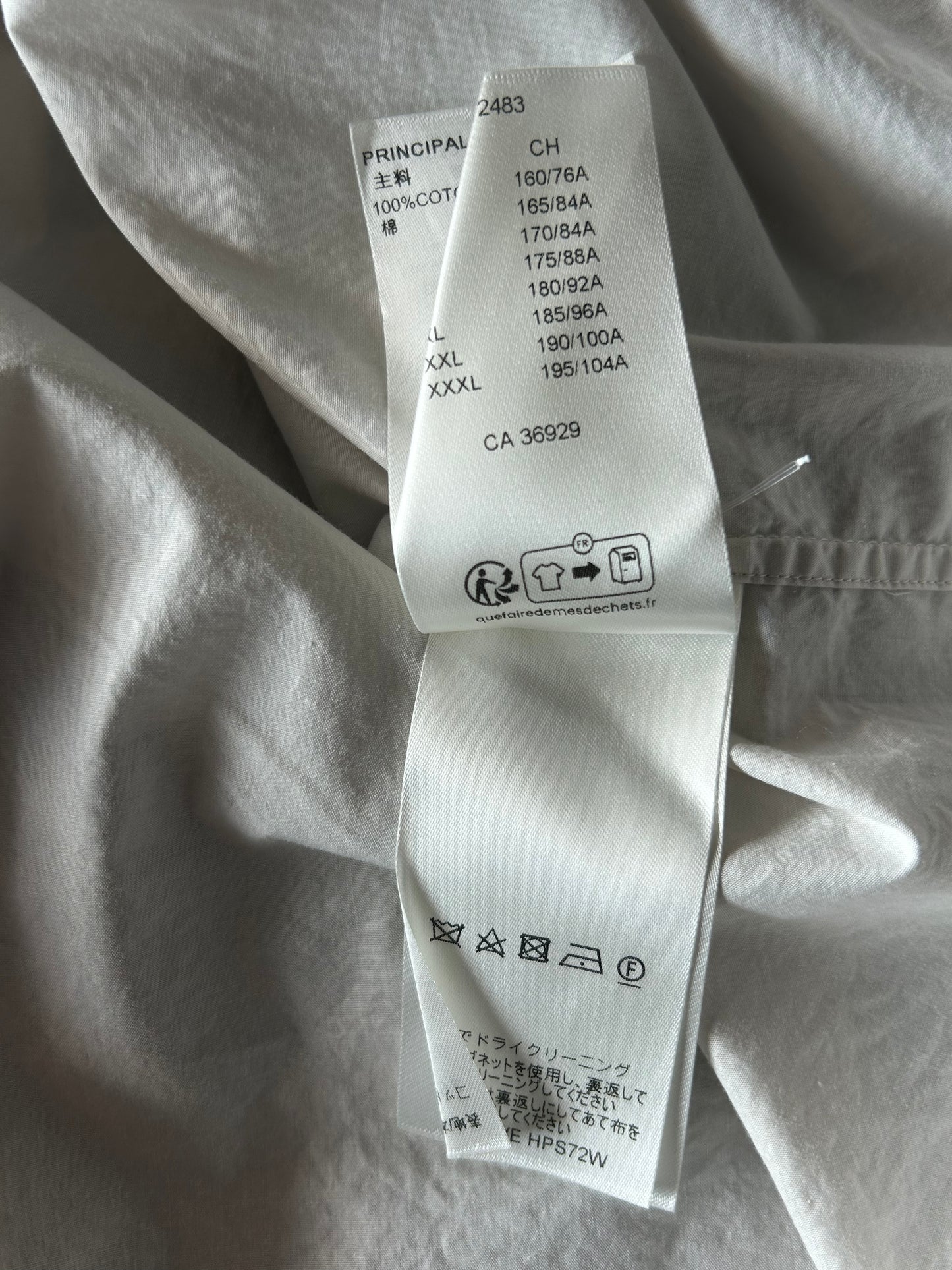 Louis Vuitton White & Black Birds Logo Button Up Shirt