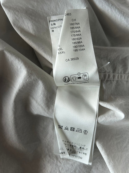 Louis Vuitton White & Black Birds Logo Button Up Shirt