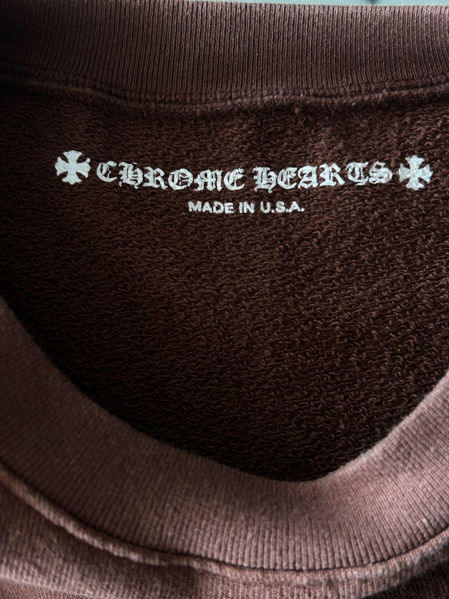 Chrome Hearts Matty Boy Brown Structure Sweater