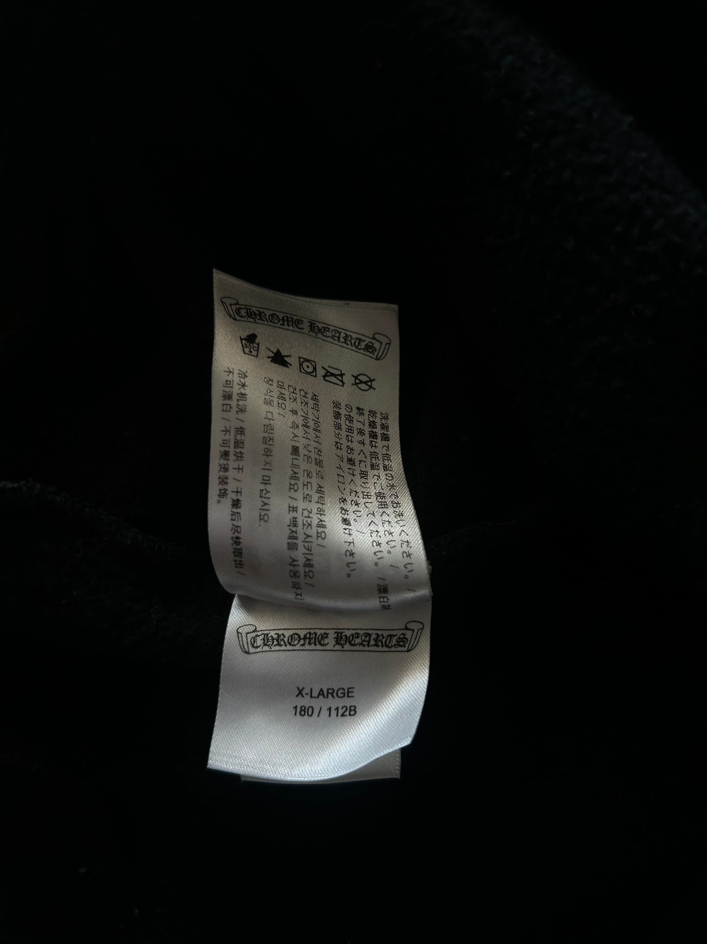 Chrome Hearts Black & Pink Online Exclusive Horseshoe Logo Hoodie