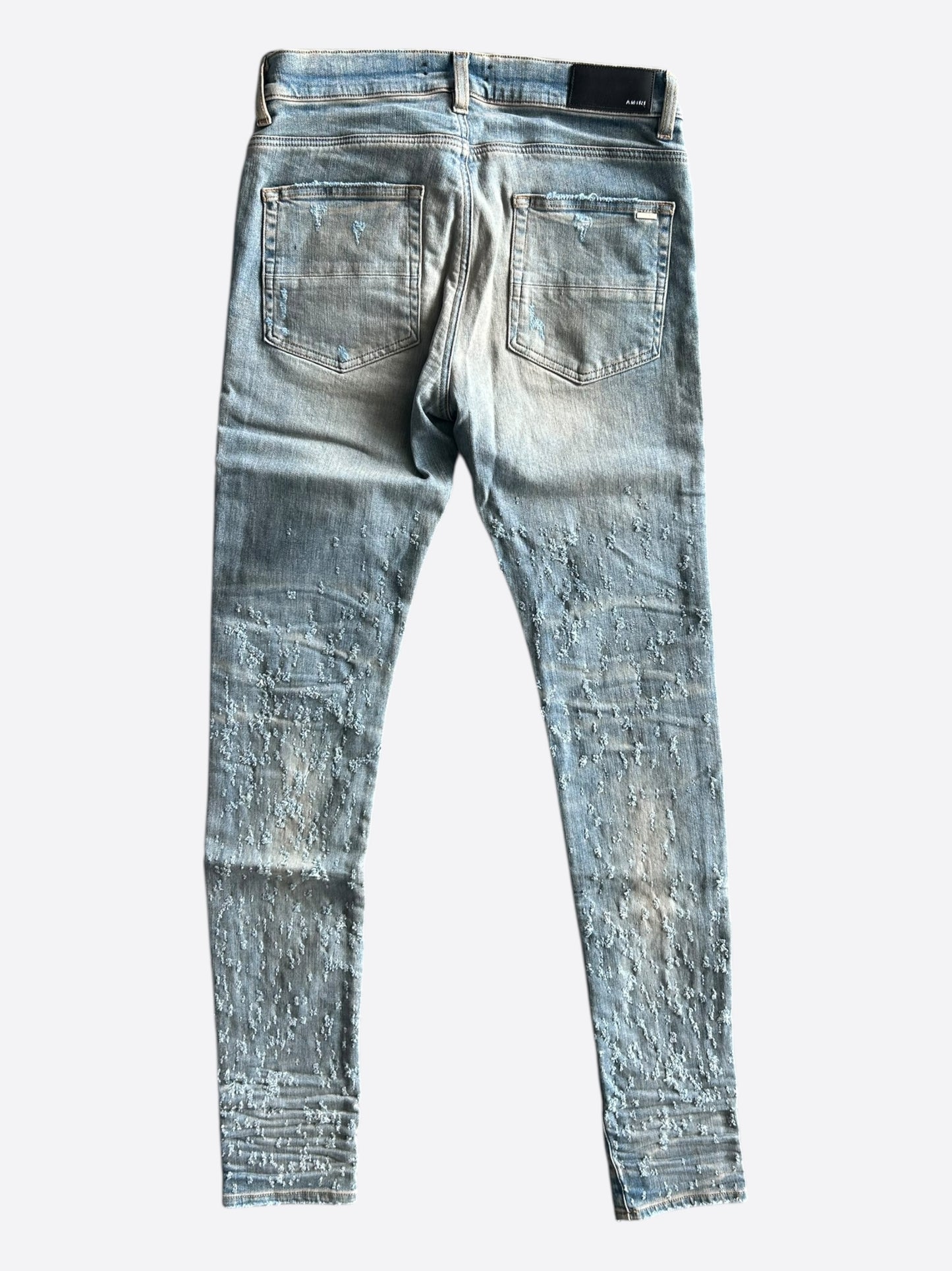 Amiri Blue Shotgun Distressed Jeans