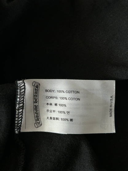 Chrome Hearts Black, Orange & Blue Staff Horseshoe Logo Longsleeve T-Shirt