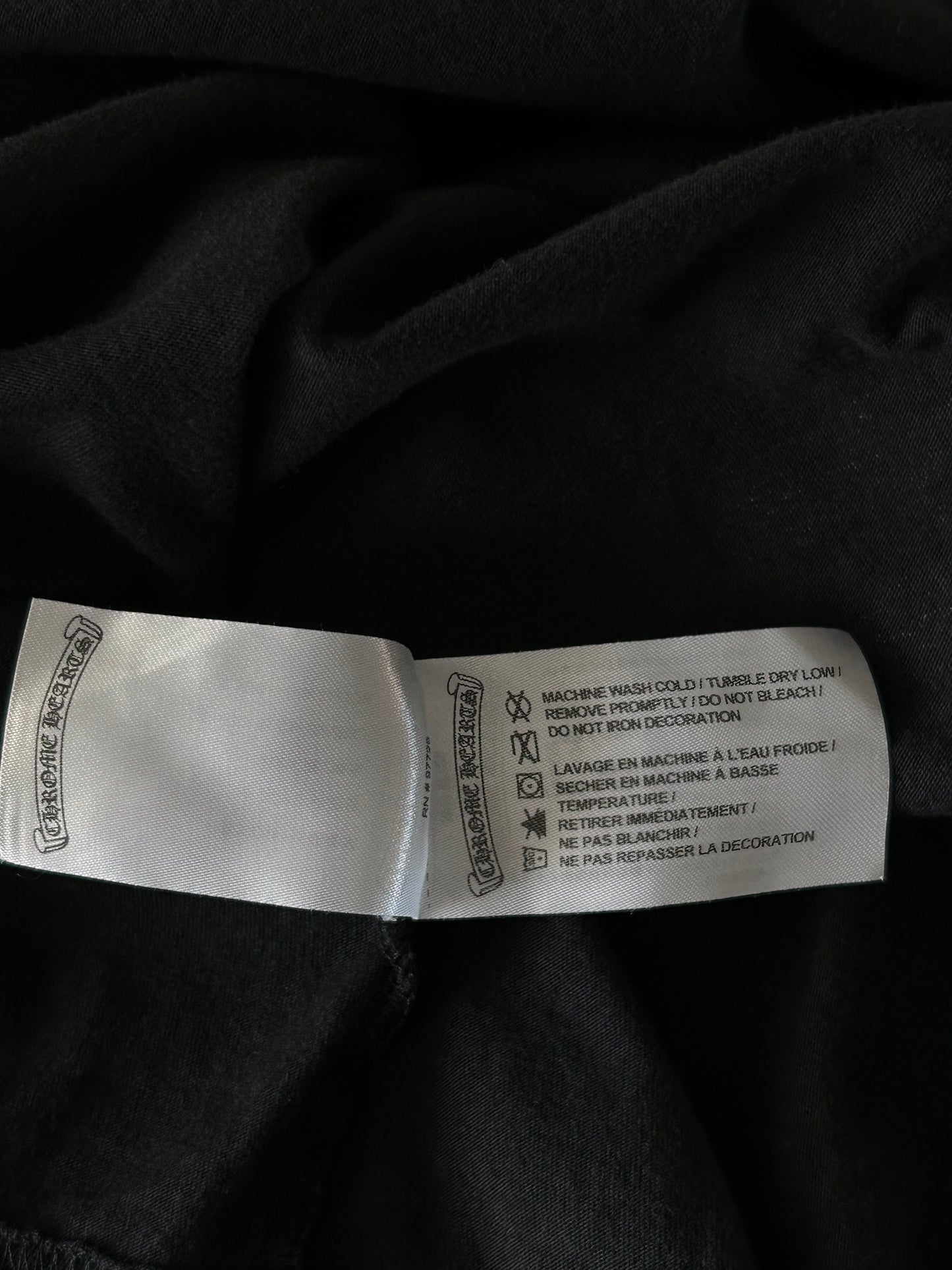 Chrome Hearts Black, Orange & Blue Staff Horseshoe Logo Longsleeve T-Shirt