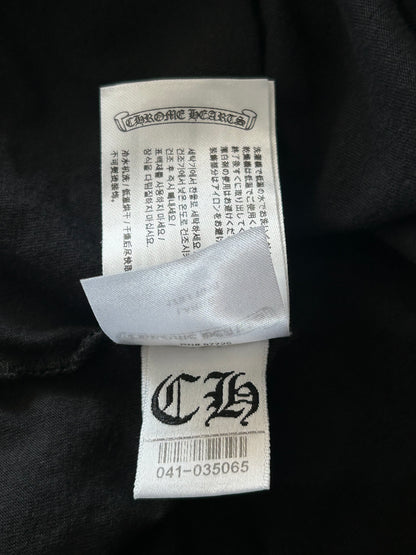 Chrome Hearts Black, Orange & Blue Staff Horseshoe Logo Longsleeve T-Shirt