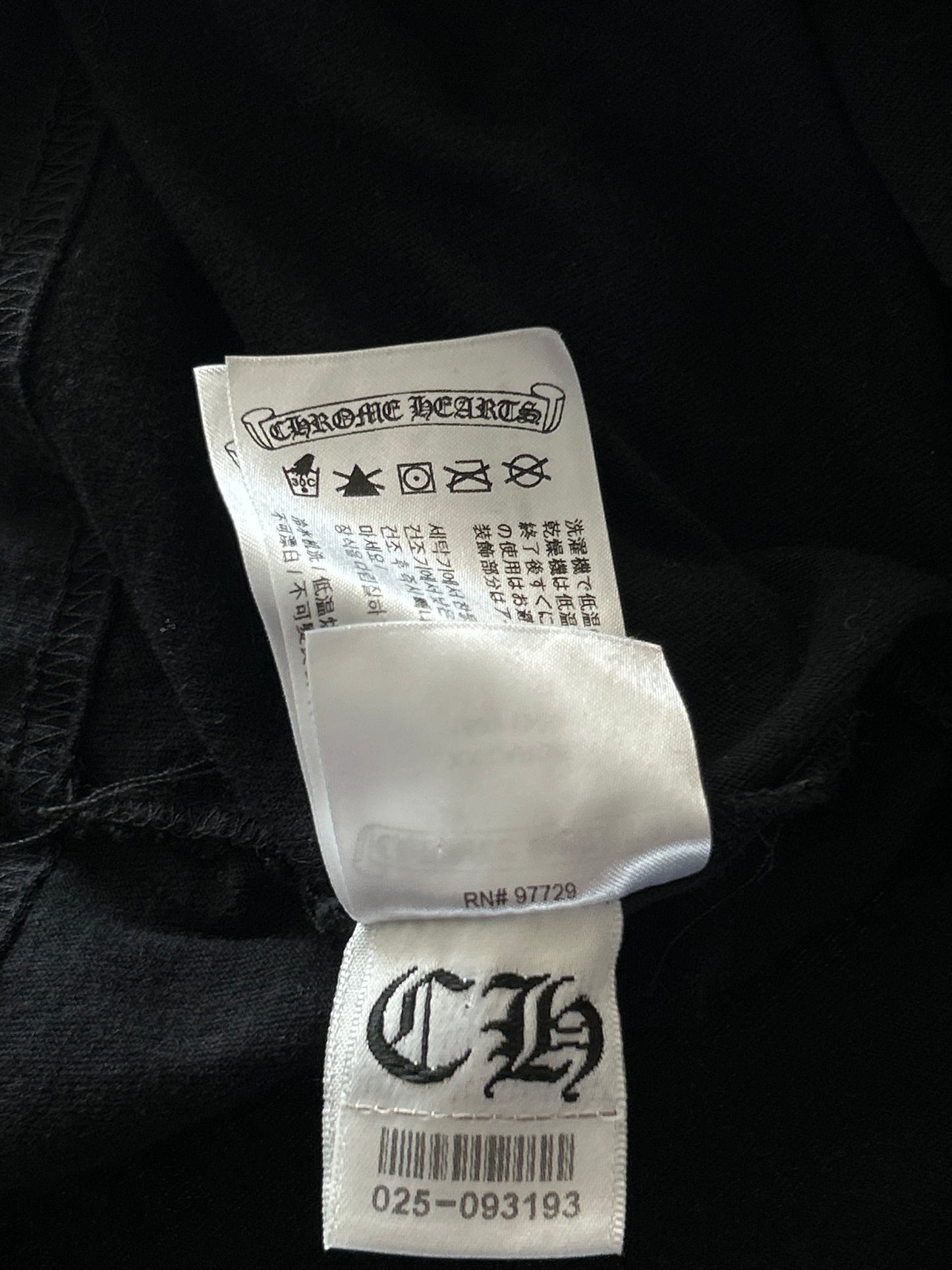 Chrome Hearts Black & White Aspen Exclusive Longsleeve T-Shirt