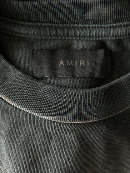 Amiri Faded Black Hopeless Romantic Graphic T-Shirt